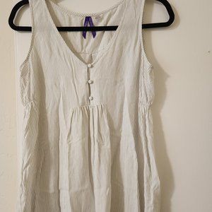 Seraphine maternity/nursing pinstripe tank size 2